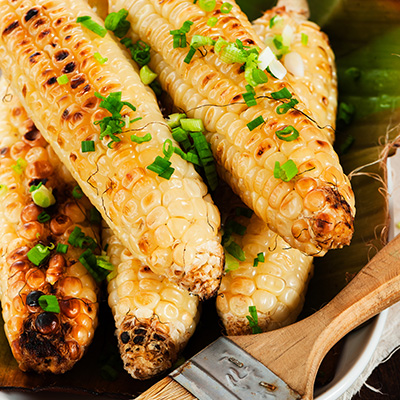 BBQ Corn with Flavoured Butters