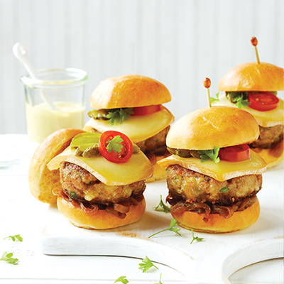 Raclette Mini Burgers