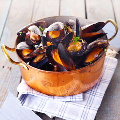 Gaspé-style Mussels