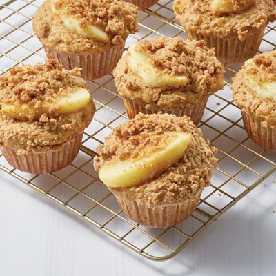 Muffins à l'avoine façon tarte aux pommes