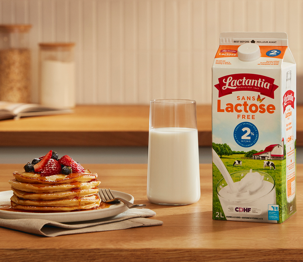 Lactose Free Strawberry Shortcake Pancakes