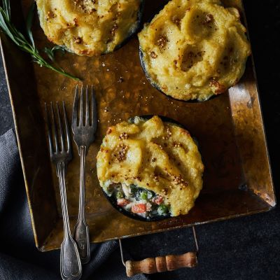 Chicken Pot Pie With Mashed Potato