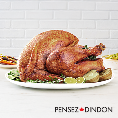 Dindon rôti glacé au soya et à l'érable