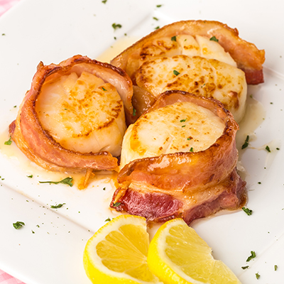 Bacon-Wrapped Scallops