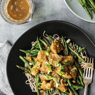 Sautéed almond butter chicken