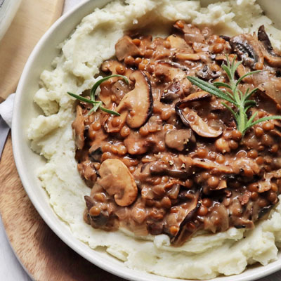 Vegan Stew with Quebec Mushrooms