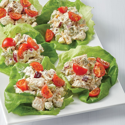 Chicken Salad Lettuce Wraps