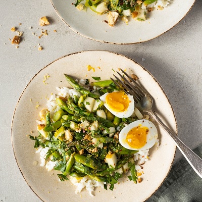 Salade d’asperges et de poires
