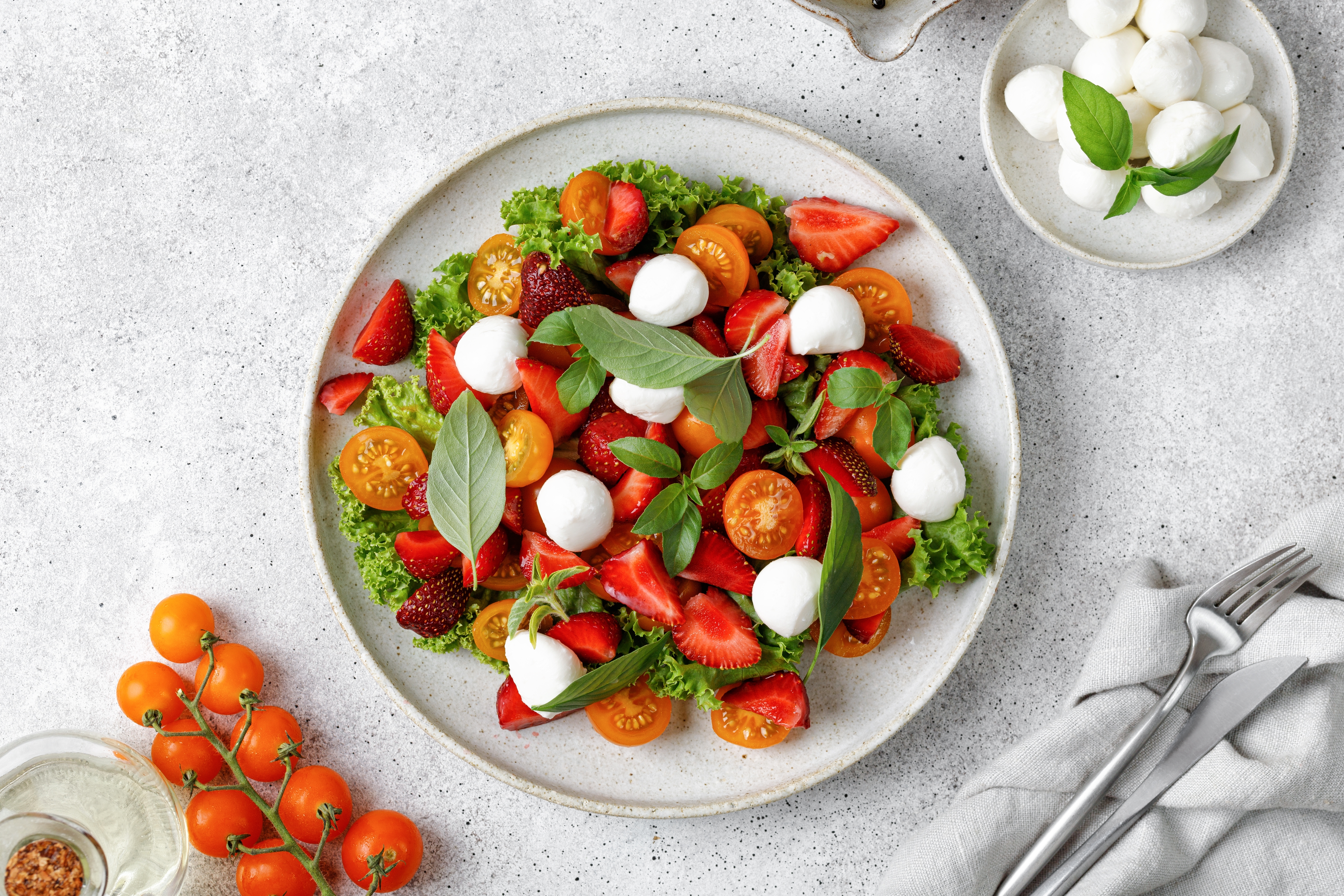 Strawberry and Bocconcini Salad