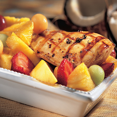 Grilled Chicken Fruit Salad