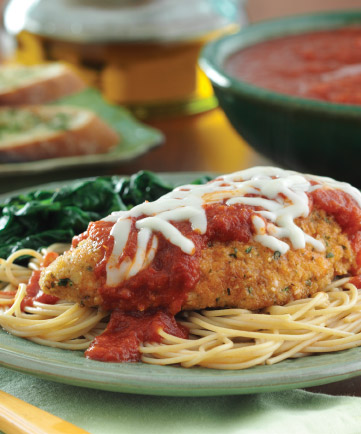 Savoury Baked Chicken Parmesan