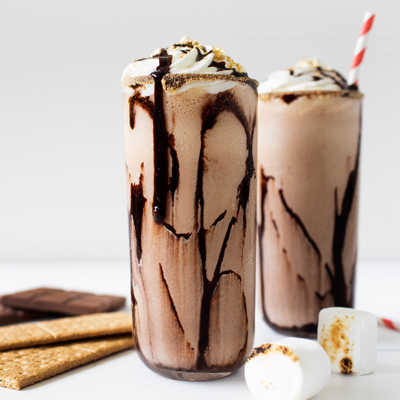 Lait frappé genre S'mores