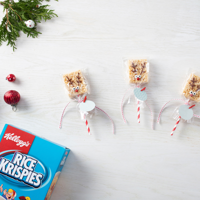 Rice Krispies Reindeer Popsicles
