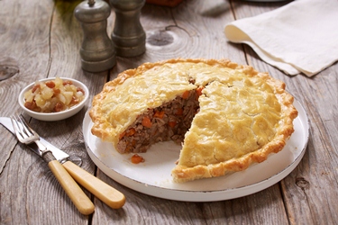 Tourtière au porc style traditionnel