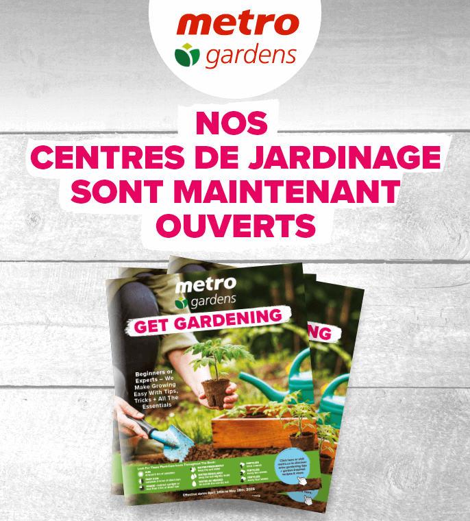 Nos centres de jardinage ouvrent le 3 mai