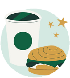 Accumulez des étoiles en payant avec votre carte Starbucks 