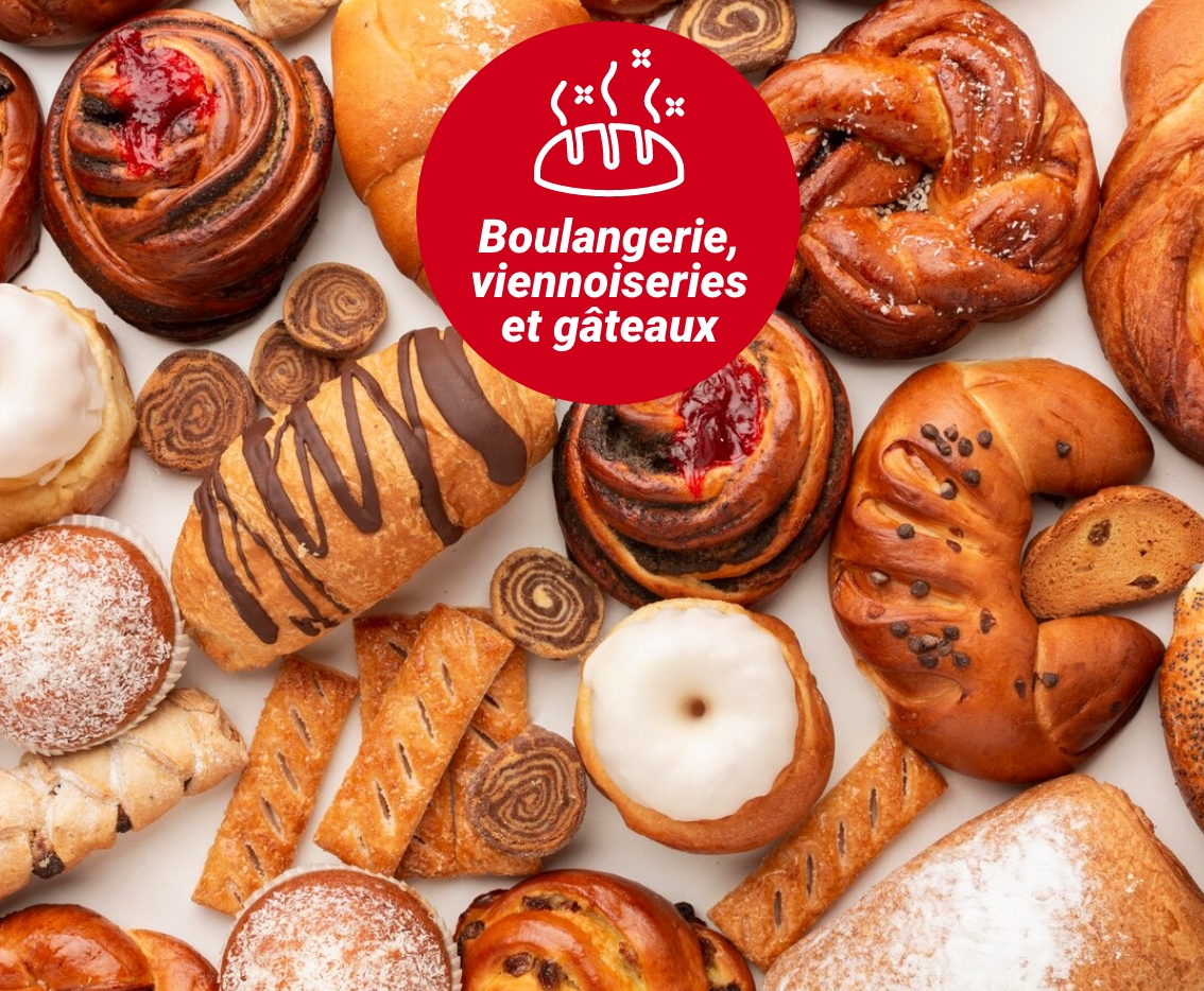 Boulangerie, viennoiseries et gâteaux