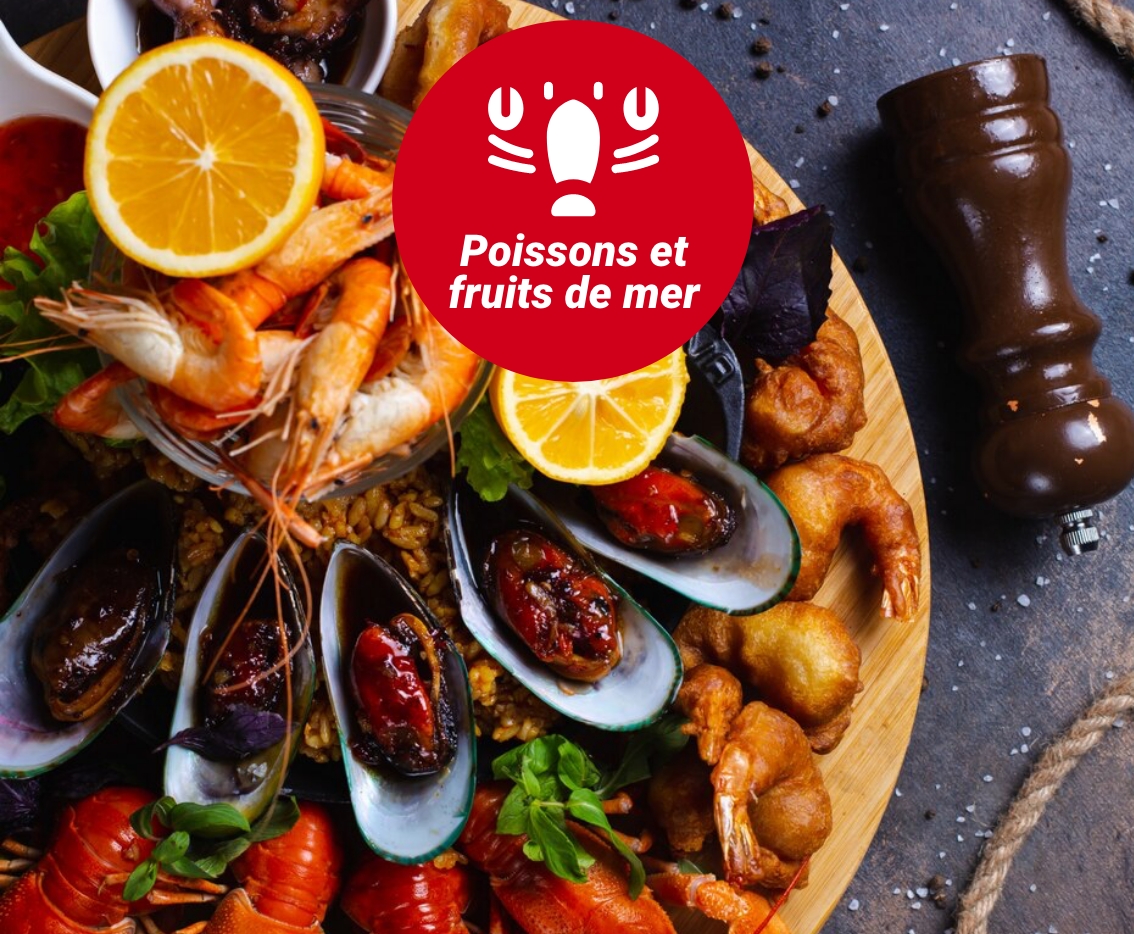 Poissons et fruits de mer