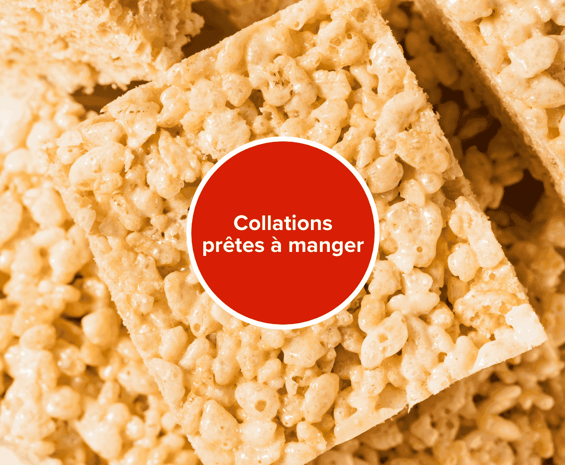 Collations prêtes à manger